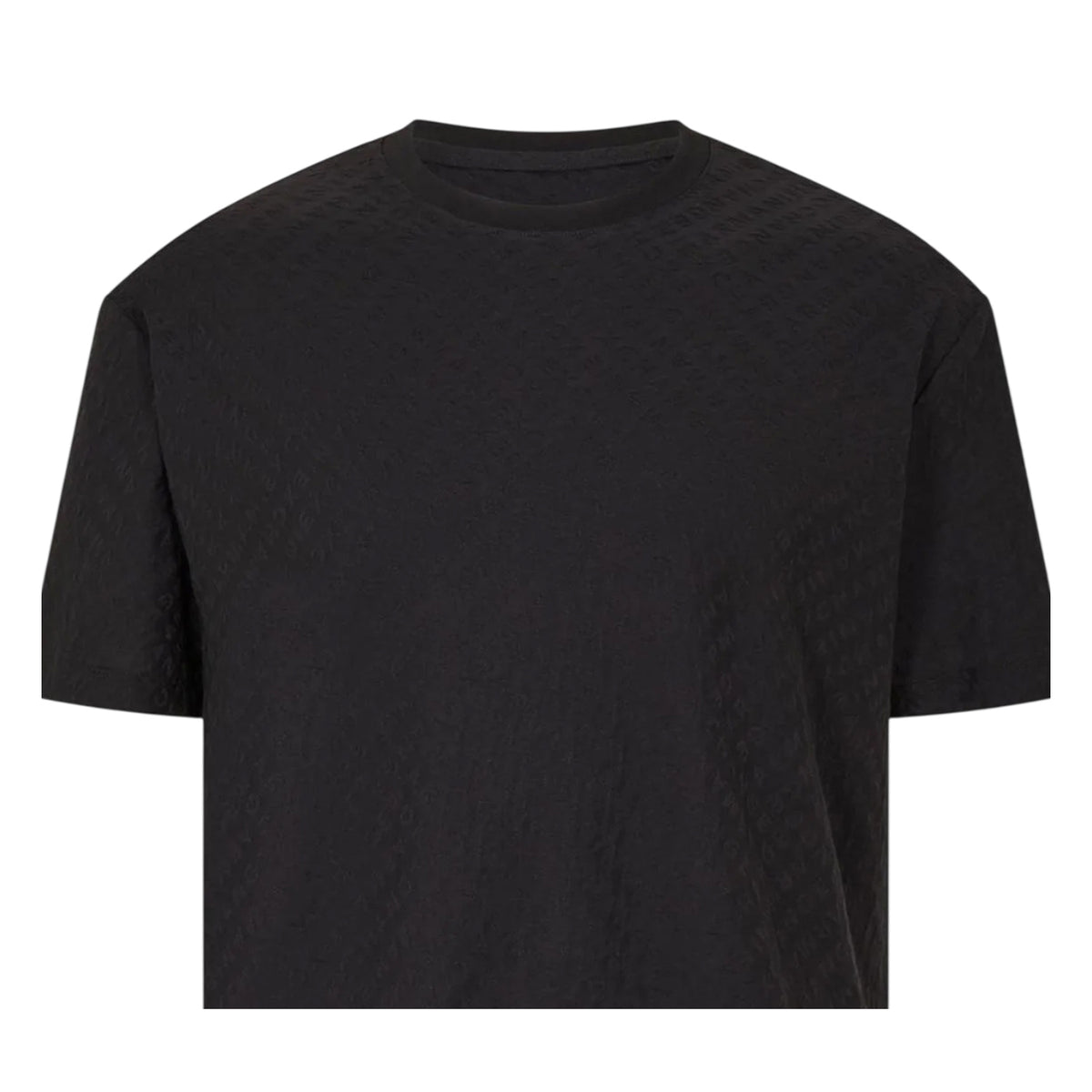 Black - Side - Armani Exchange Mens Exchange Regular T-Shirt