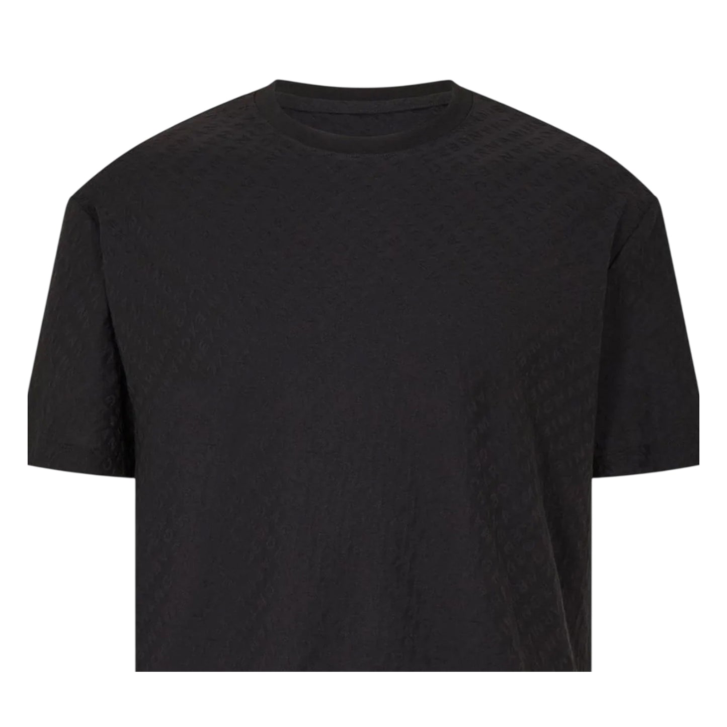Black - Side - Armani Exchange Mens Exchange Regular T-Shirt