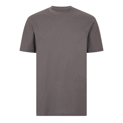 Grey - Front - Armani Exchange Mens Exchange Regular T-Shirt