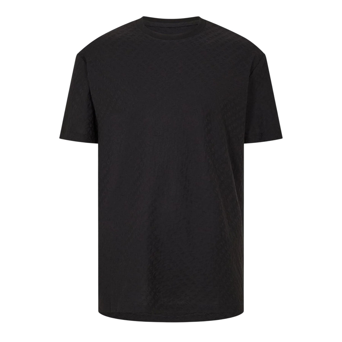 Black - Front - Armani Exchange Mens Exchange Regular T-Shirt