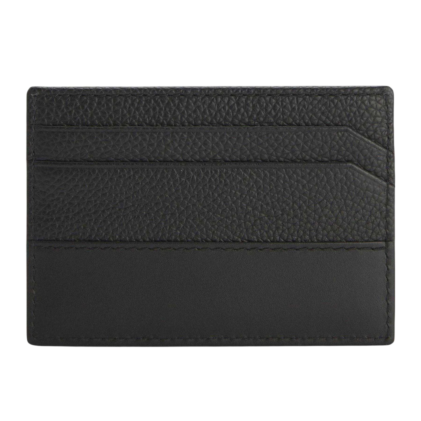 Black - Back - Hugo Quantic Textured Card Holder