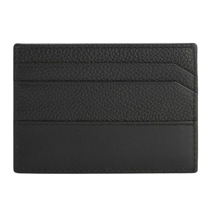 Black - Back - Hugo Quantic Textured Card Holder