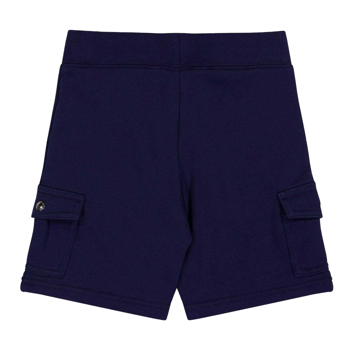 Navy - Back - Ralph Lauren Boys Embroidered Logo Cargo Shorts