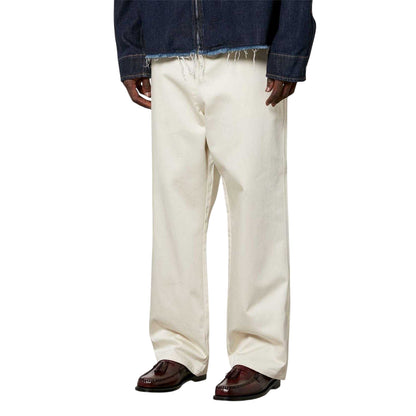 Off White - Front - Ami Paris Mens Trousers