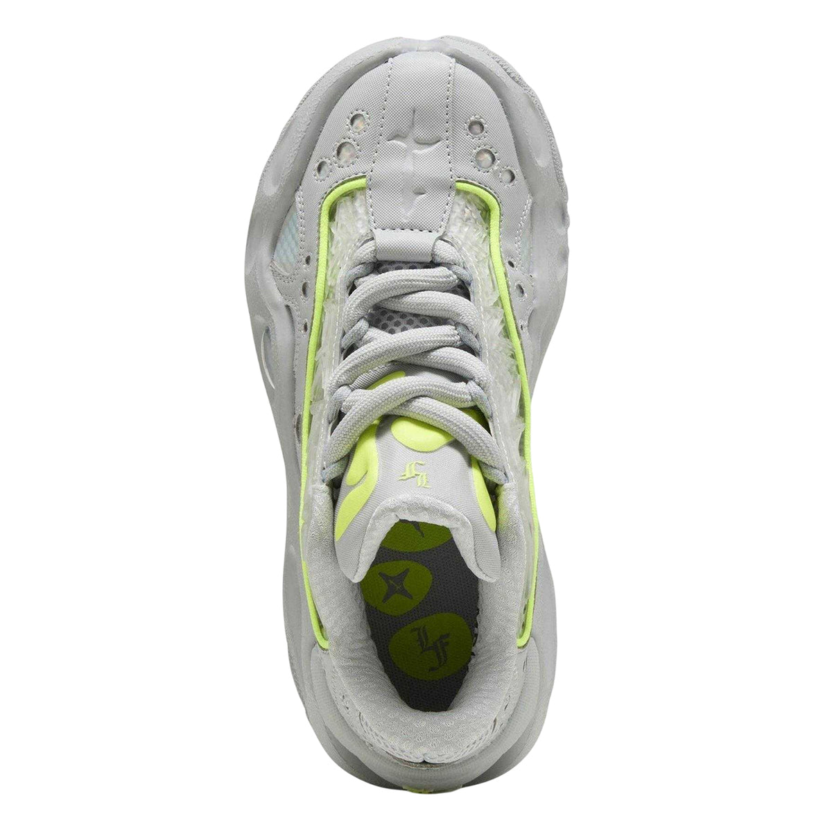 Light Grey - Side - Puma Childrens-Kids La France Trainers