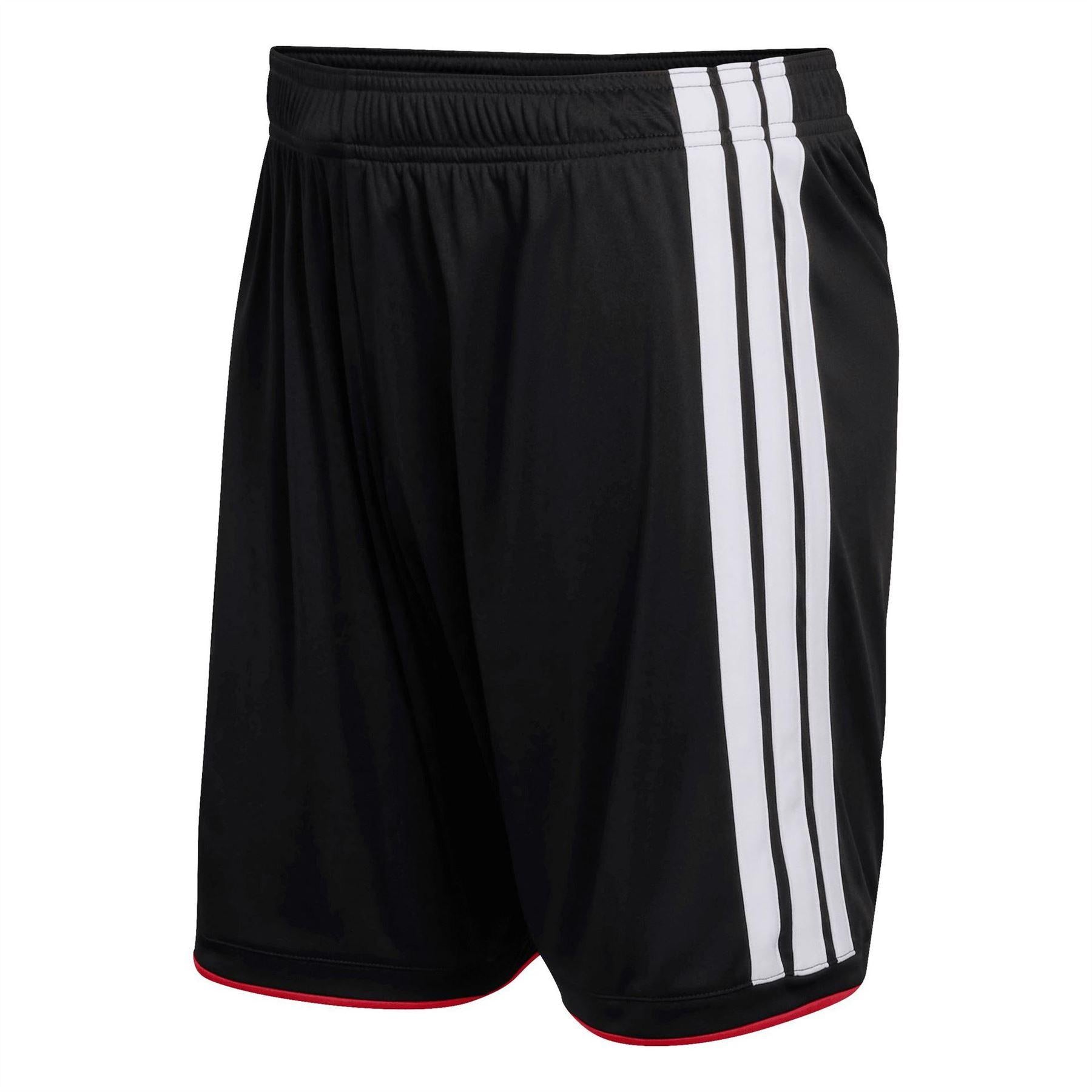 Black-White - Front - Adidas Mens FIFA World Cup 2026 Germany Regular Home Shorts