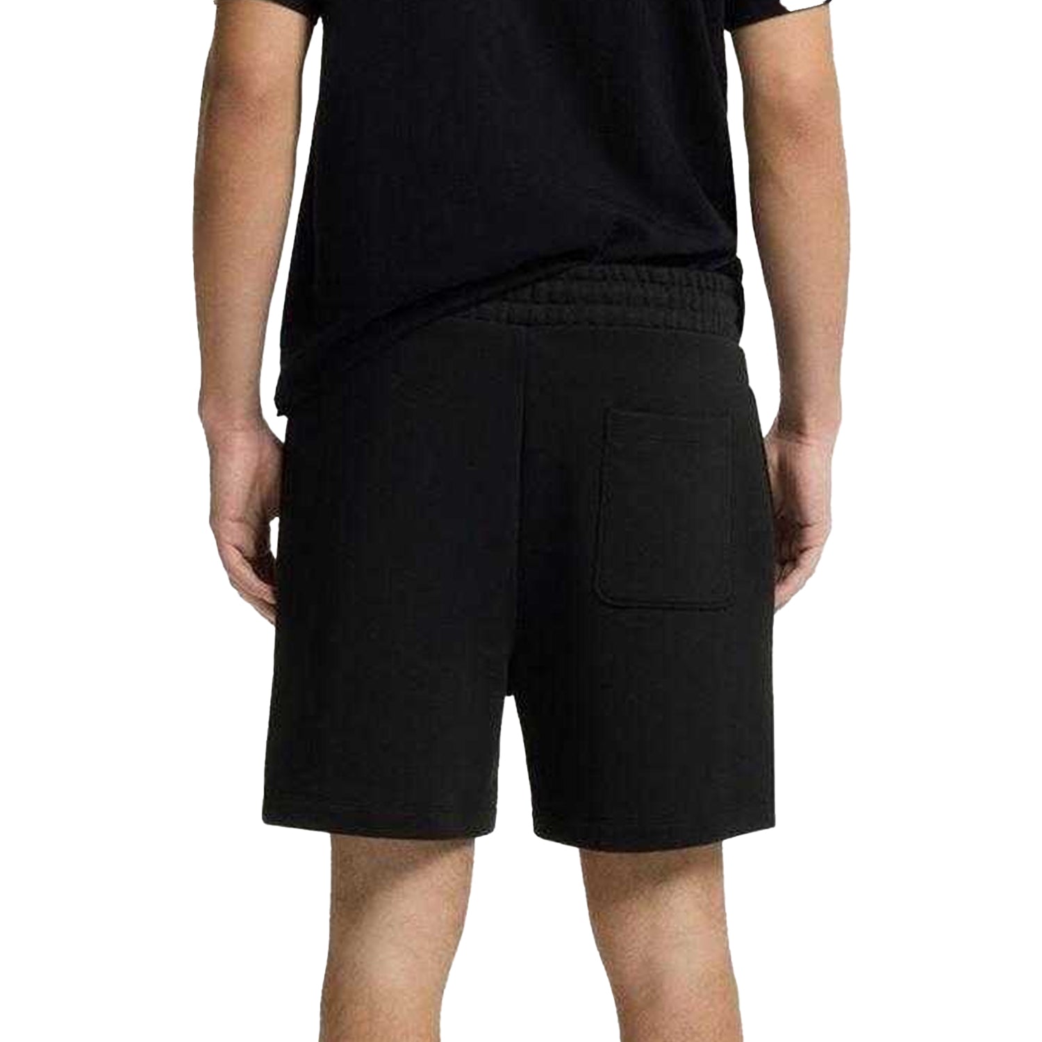 Black - Back - Hugo Mens Dagety Graphic Print Shorts