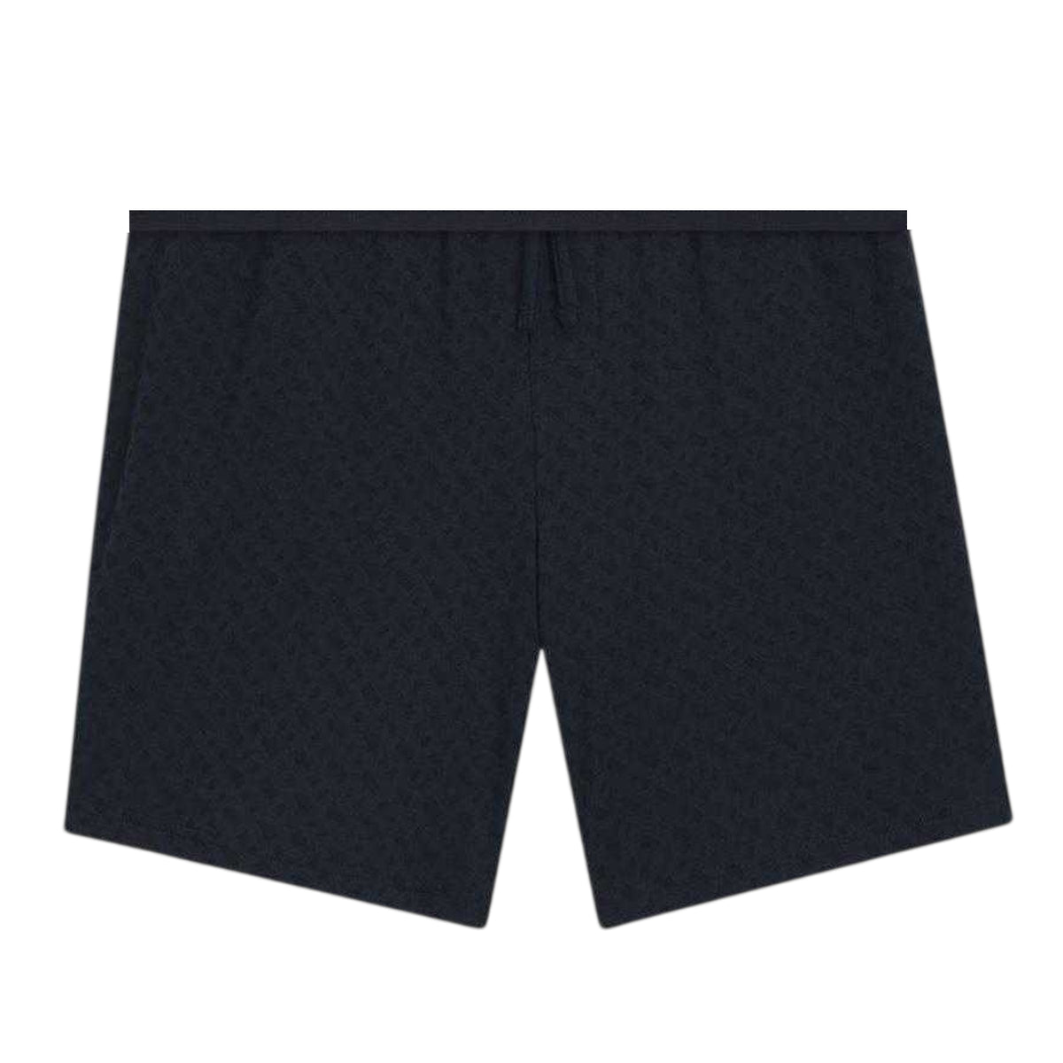 Dark Blue - Back - Boss Mens Relaxed Fit Short Pyjama Set