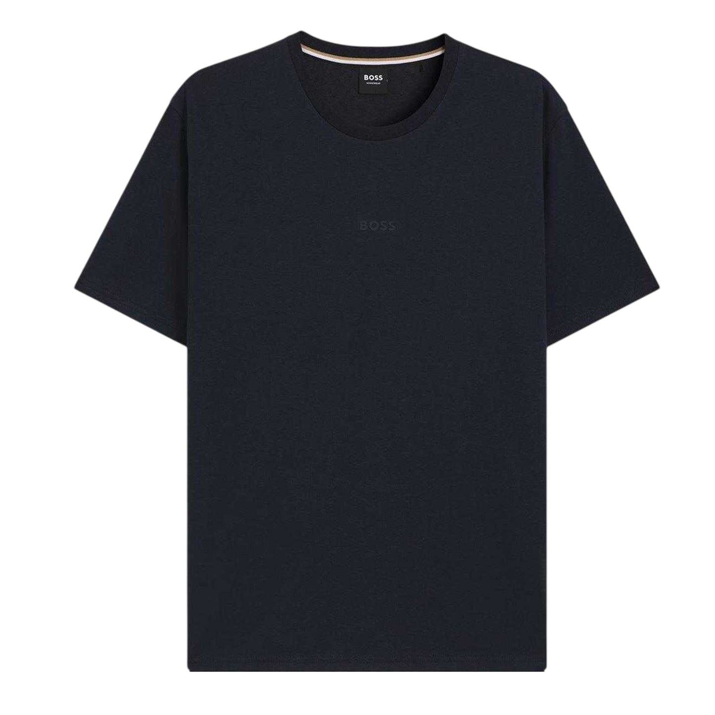Dark Blue - Side - Boss Mens Relaxed Fit Short Pyjama Set