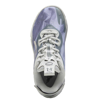 Feather Grey - Side - Puma Childrens-Kids Mb.04 Team Basketball Shoes