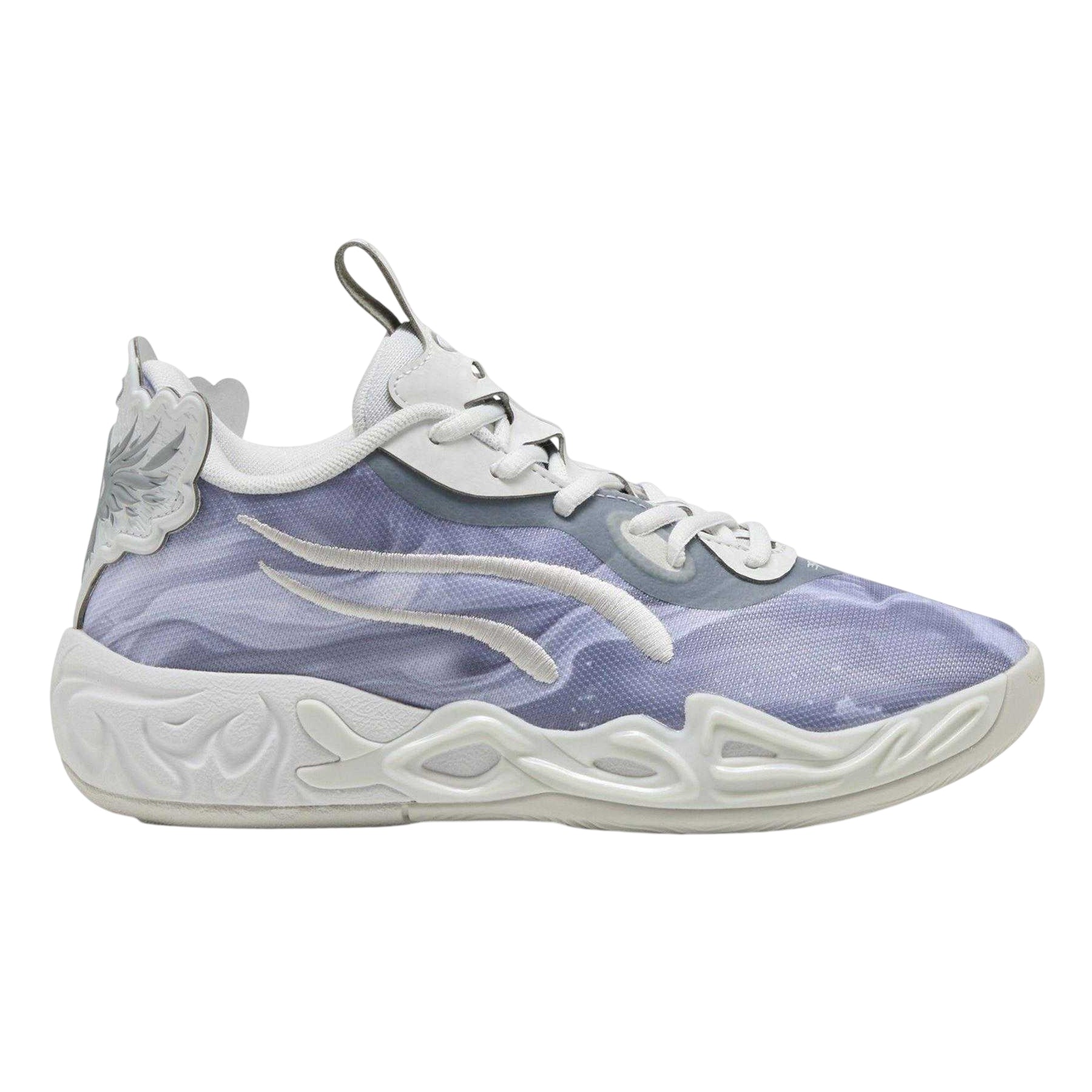 Feather Grey - Front - Puma Childrens-Kids Mb.04 Team Basketball Shoes