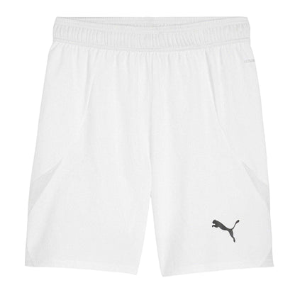 White-Black - Front - Puma Mens TeamFinal Football Shorts