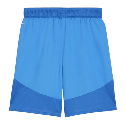 White-Blue - Back - Puma Mens TeamFinal Football Shorts