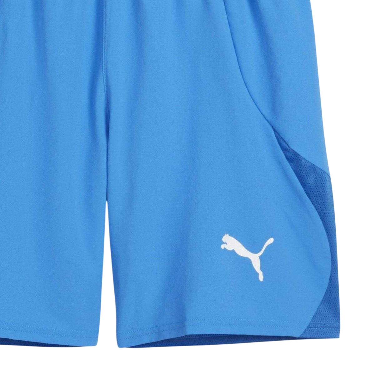 Blue-White - Side - Puma Mens TeamFinal Football Shorts