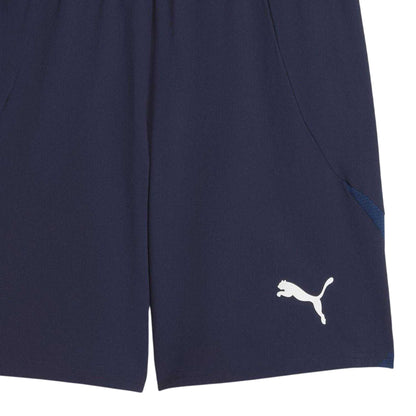 Navy-White-Blue - Side - Puma Mens TeamFinal Football Shorts