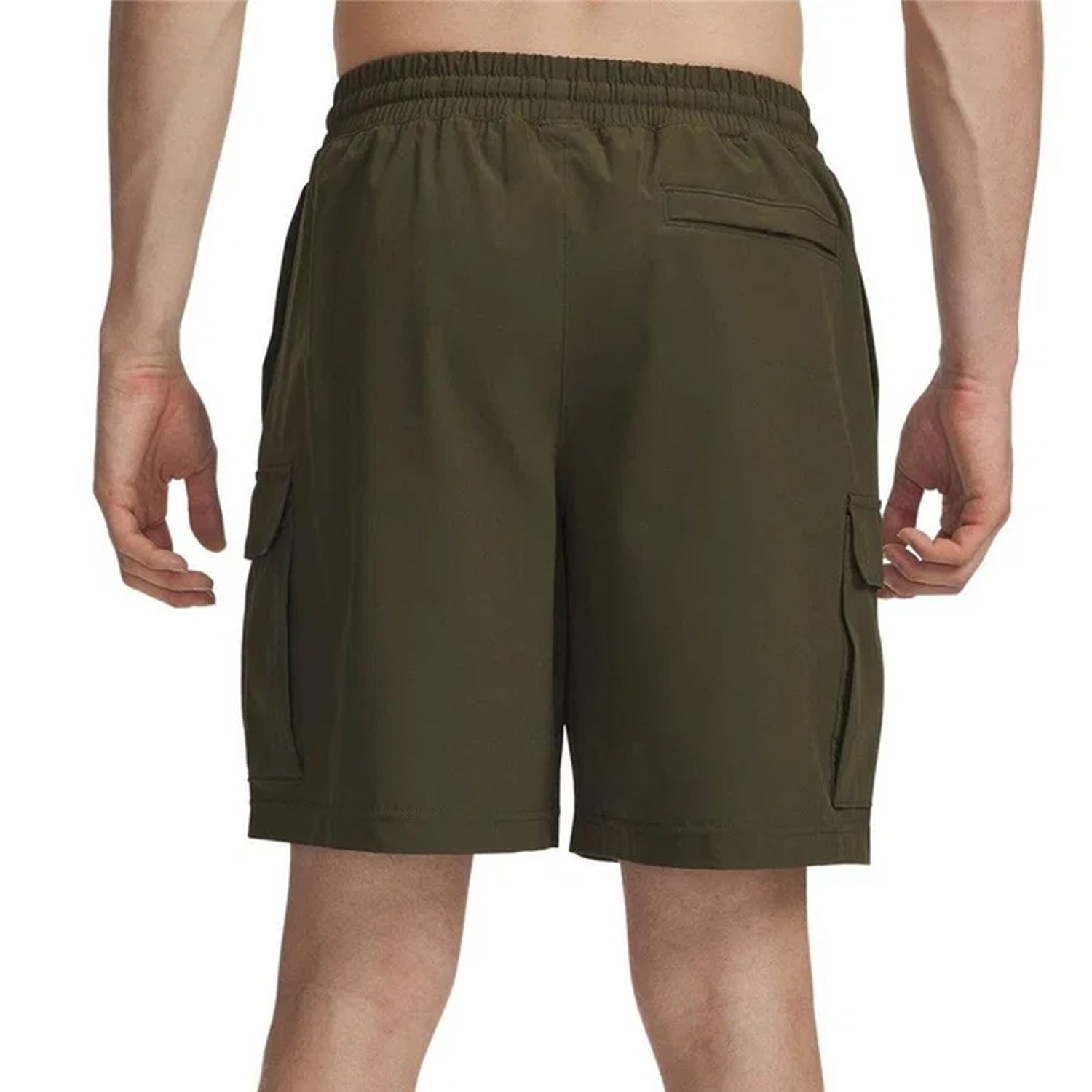 Green - Back - Under Armour Mens Vibe Woven Cargo Shorts