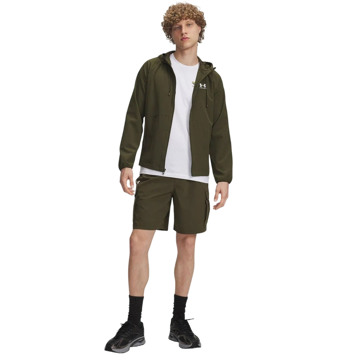 Green - Lifestyle - Under Armour Mens Vibe Woven Cargo Shorts