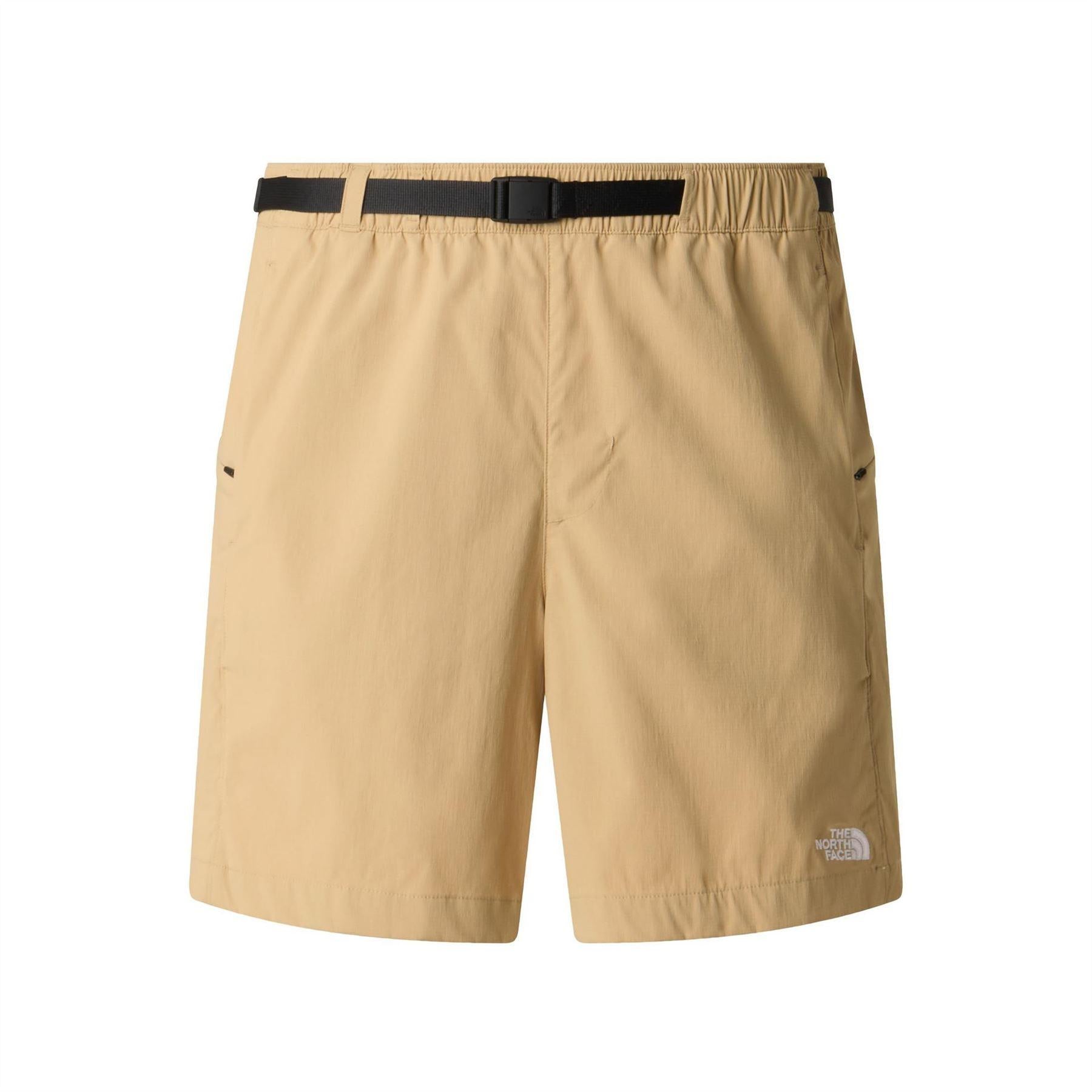 Khaki-Stone - Front - The North Face Mens Class V Pathfinder Belted Shorts
