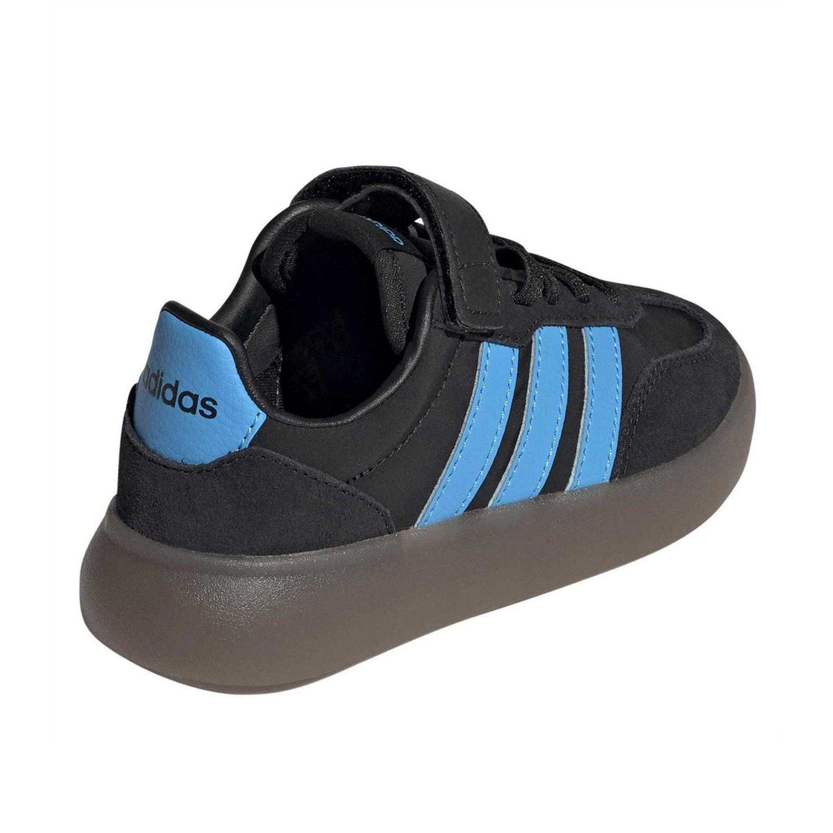 Core Black - Back - Adidas Childrens-Kids Barreda Decode 3 Stripes Trainers