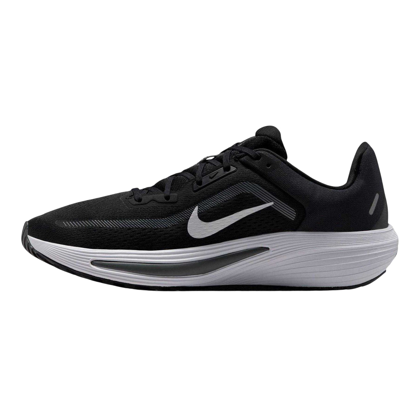 Black-White - Side - Nike Mens Quest 7 Running Trainers