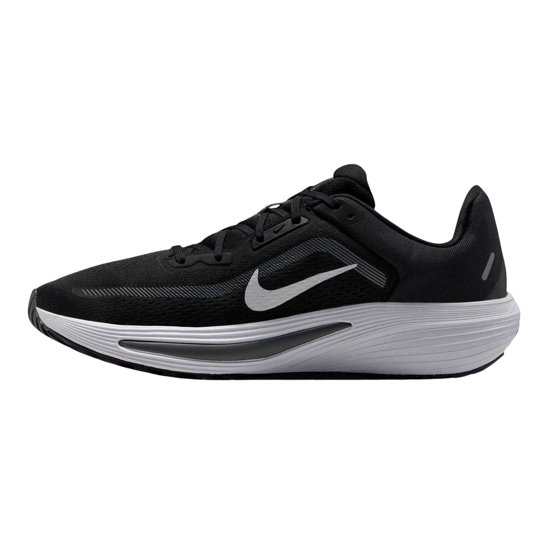 Black-White - Side - Nike Mens Quest 7 Running Trainers