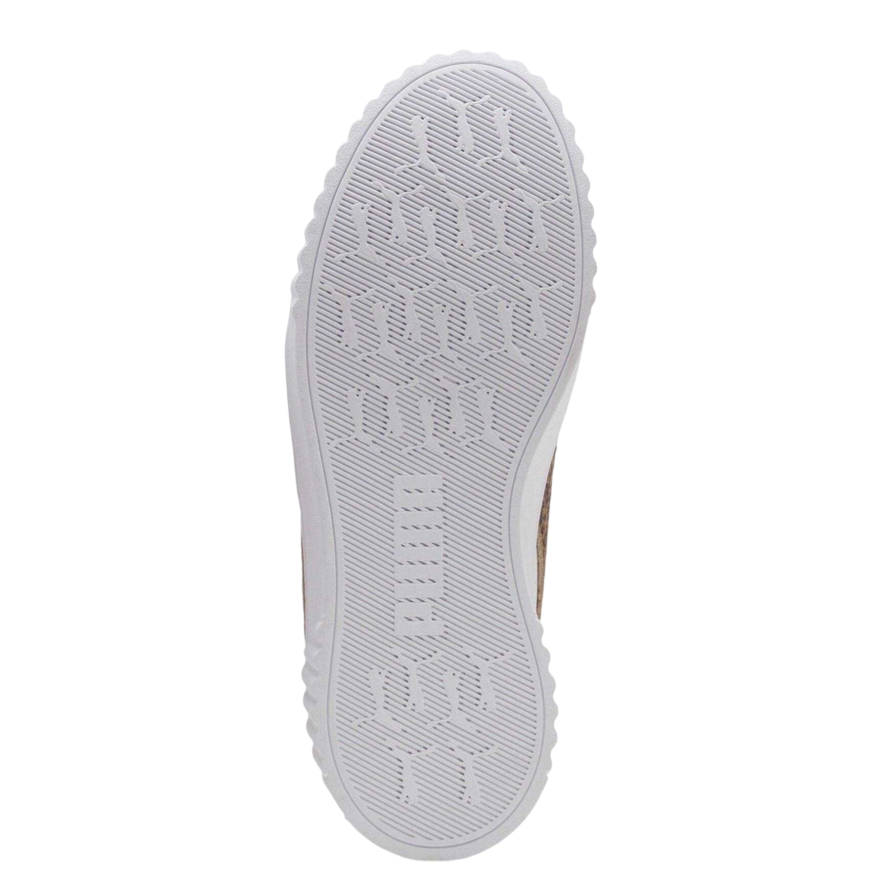 White-Leopard - Lifestyle - Puma Womens-Ladies Carina 3.0 Leopard Print Platform Shoes