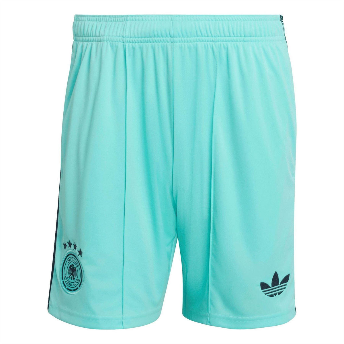 Blue-Black - Front - Adidas Mens World Cup Germany DFB Away Shorts