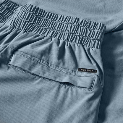 Steel Blue - Side - Belier Mens Essential Casual Shorts