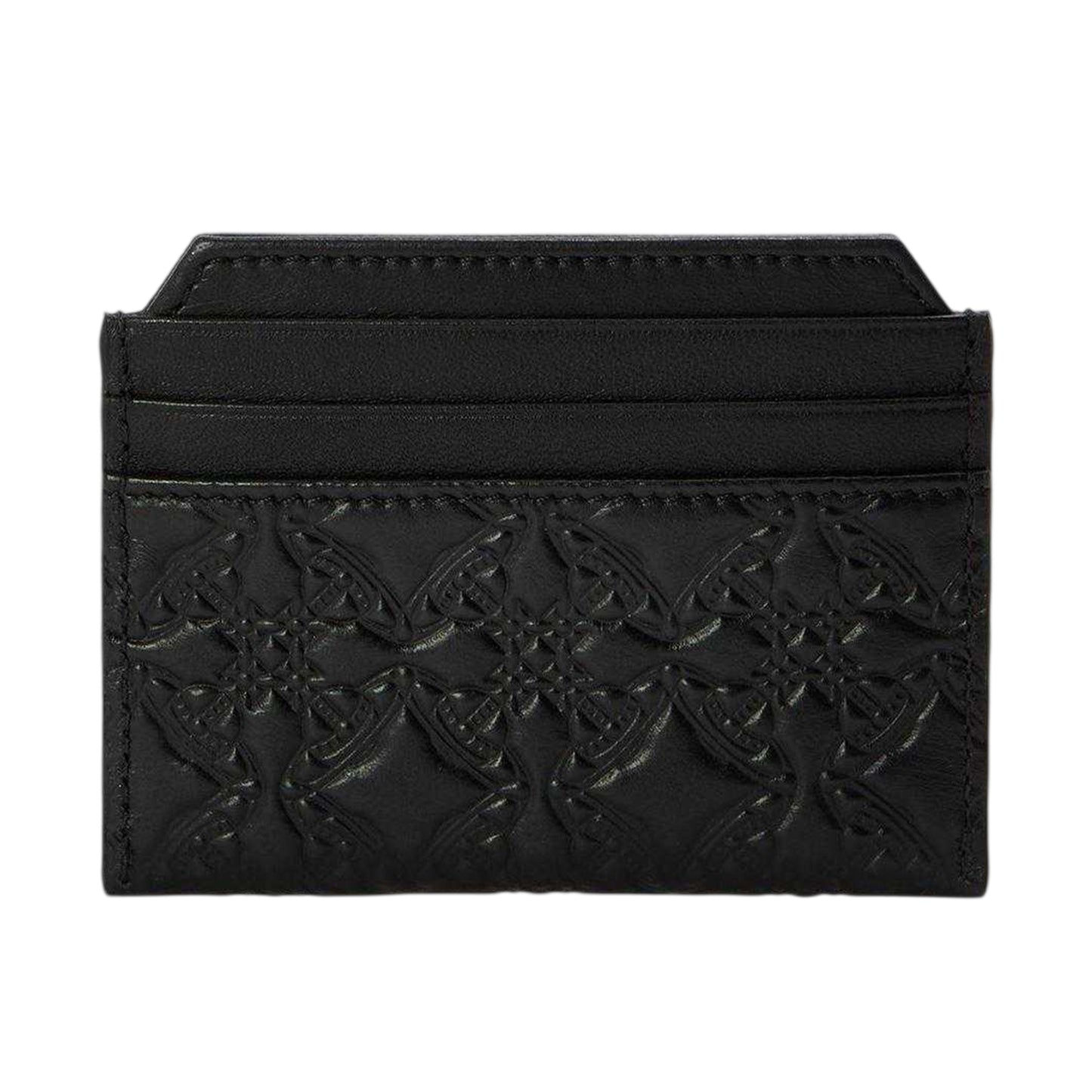 Black - Back - Vivienne Westwood George Leather Card Holder