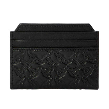Black - Back - Vivienne Westwood George Leather Card Holder