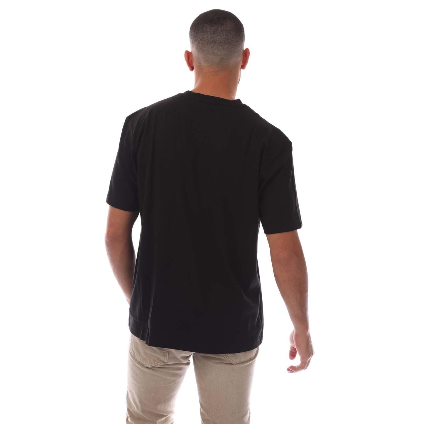 Black - Back - Hugo Boss Mens Tonal Logo T-Shirt