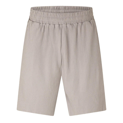 Grey - Front - Belier Mens Ribbed Resort Shorts