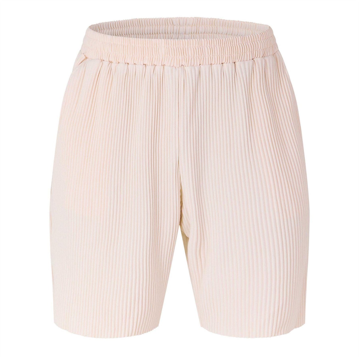 Ecru - Front - Belier Mens Ribbed Resort Shorts