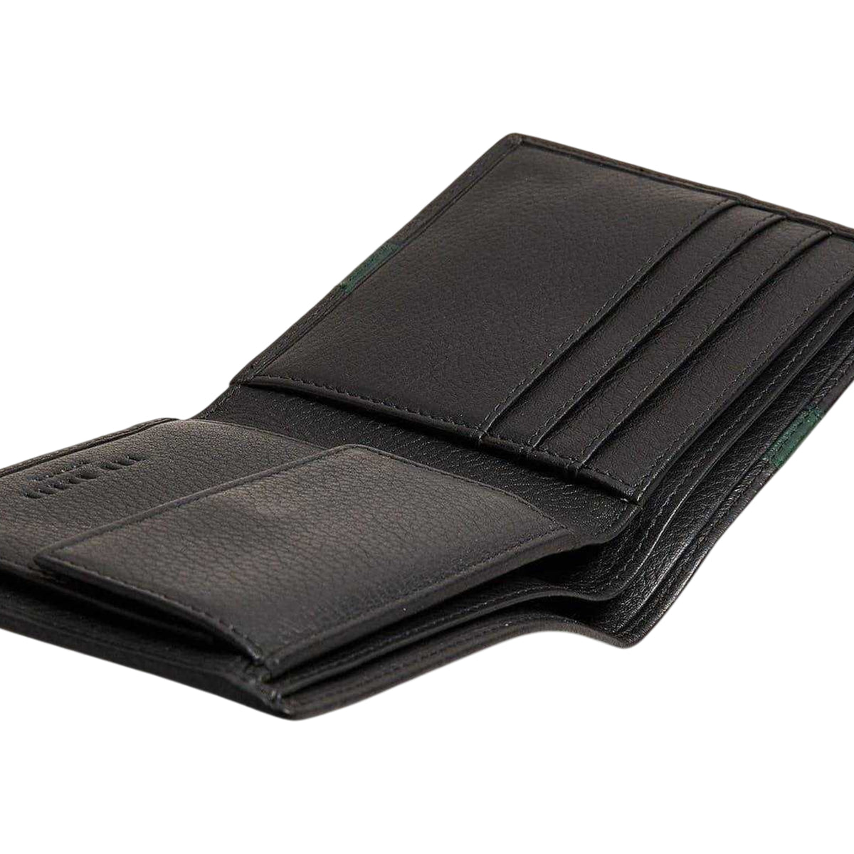 Black - Lifestyle - Ted Baker Striped Leather Bi-Fold Wallet