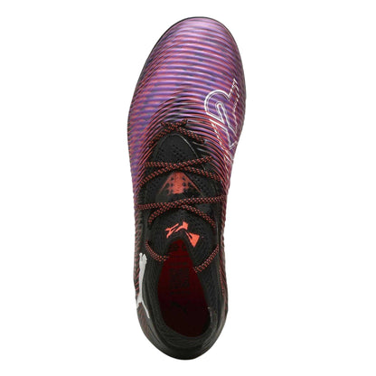 Puma Black - Side - Puma Womens-Ladies Future 8 Ultimate Wavy Lines Firm Ground Football Boots