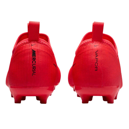 Red-Gold - Back - Nike Childrens-Kids Vapor Firm Ground Football Boots