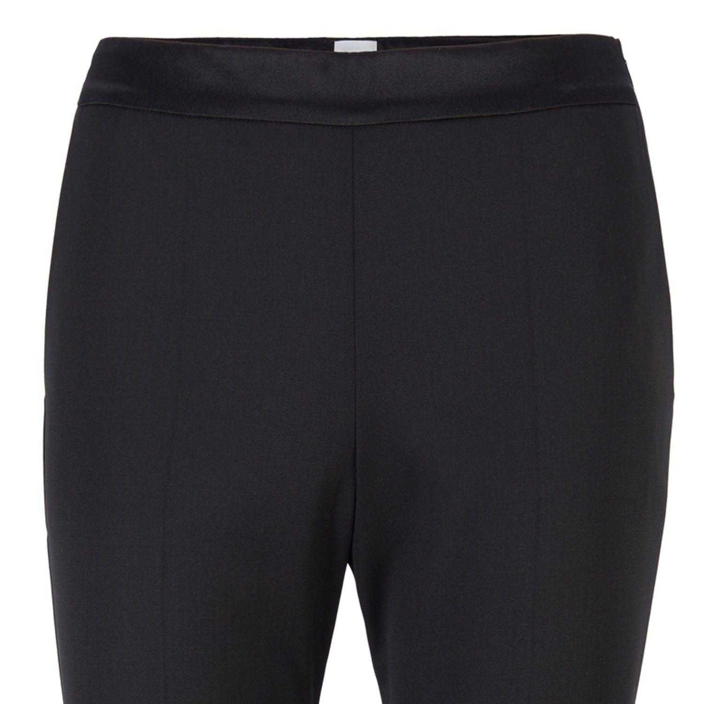 Black - Side - Boss Womens-Ladies Taxtiny Trousers