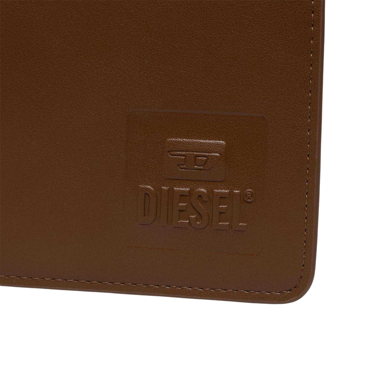 Toffee - Side - Diesel Debossed Bi-Fold Wallet