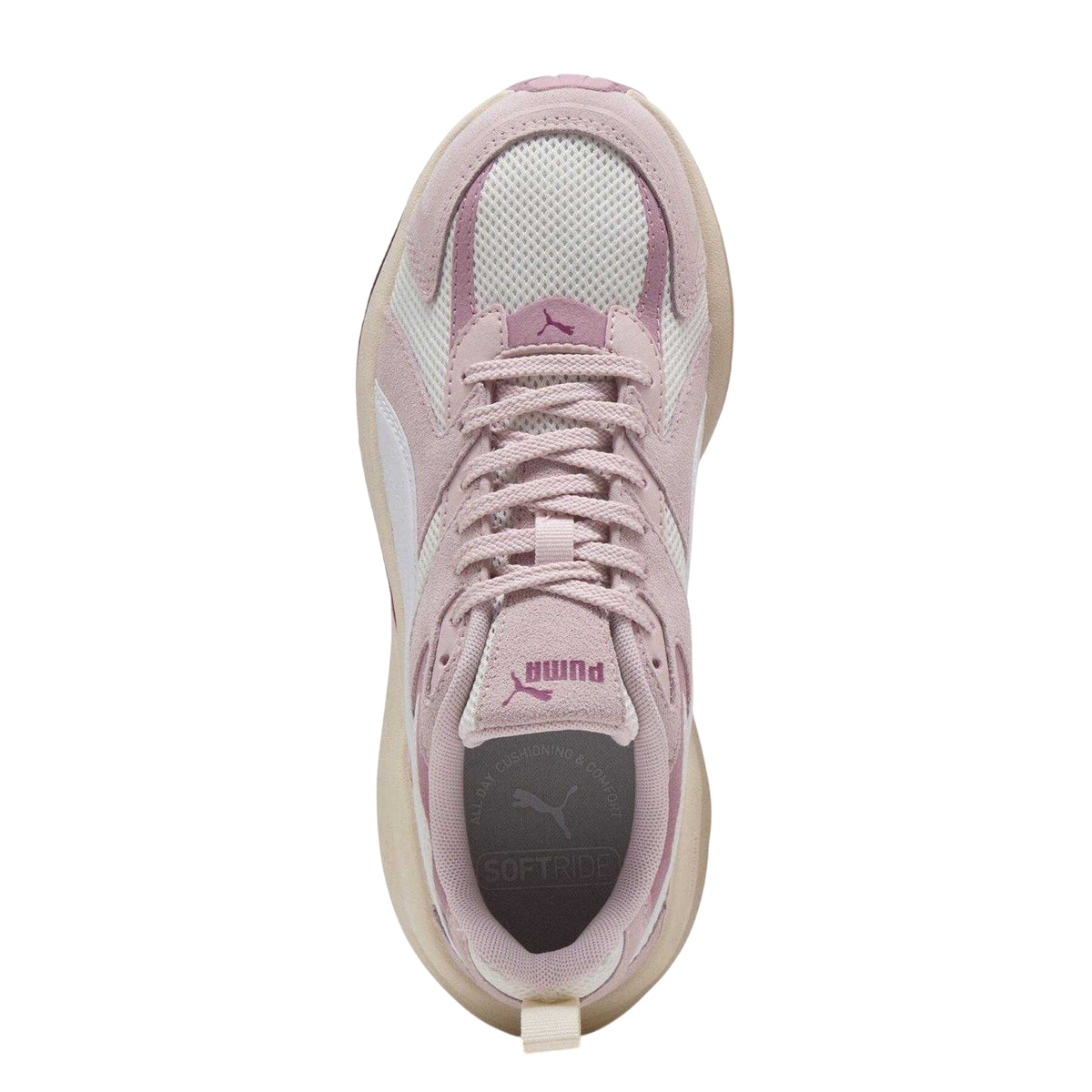 Vaporous Grey - Side - Puma Womens-Ladies Hypnotic Suede Low Cut Trainers