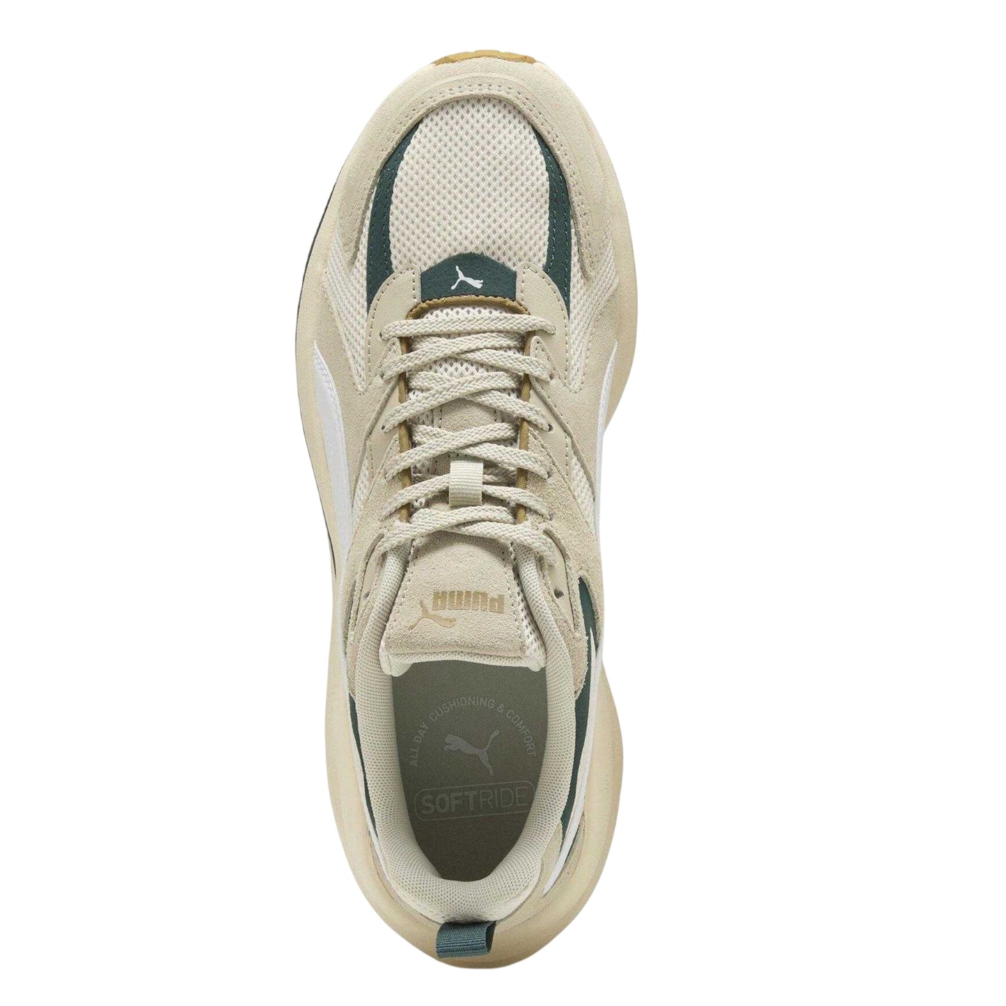 Alpine White-Snow - Side - Puma Womens-Ladies Hypnotic Suede Low Cut Trainers