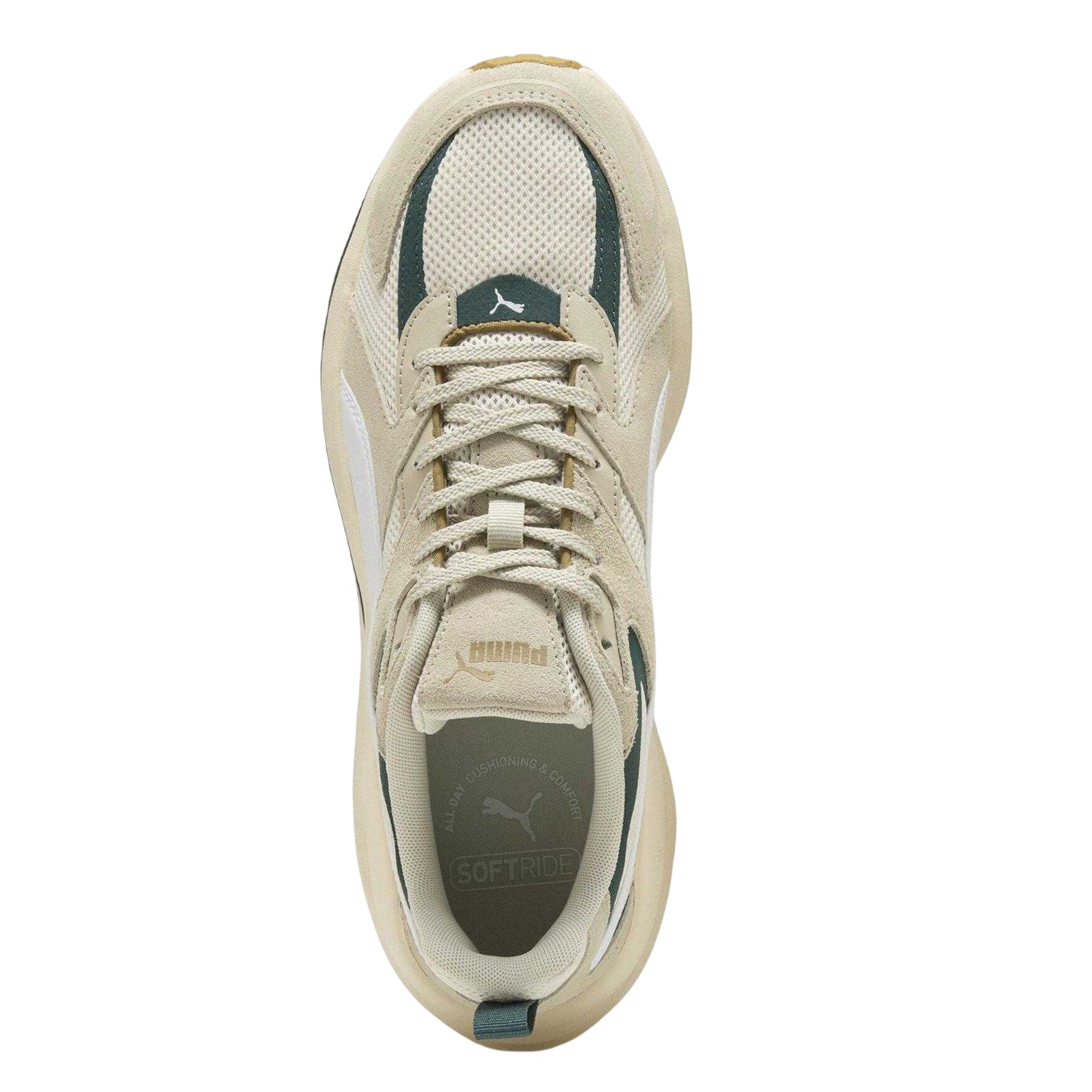 Alpine White-Snow - Side - Puma Womens-Ladies Hypnotic Suede Low Cut Trainers