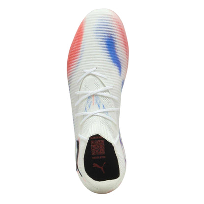 Puma White - Side - Puma Mens Future 8 Pro Firm Ground Football Boots