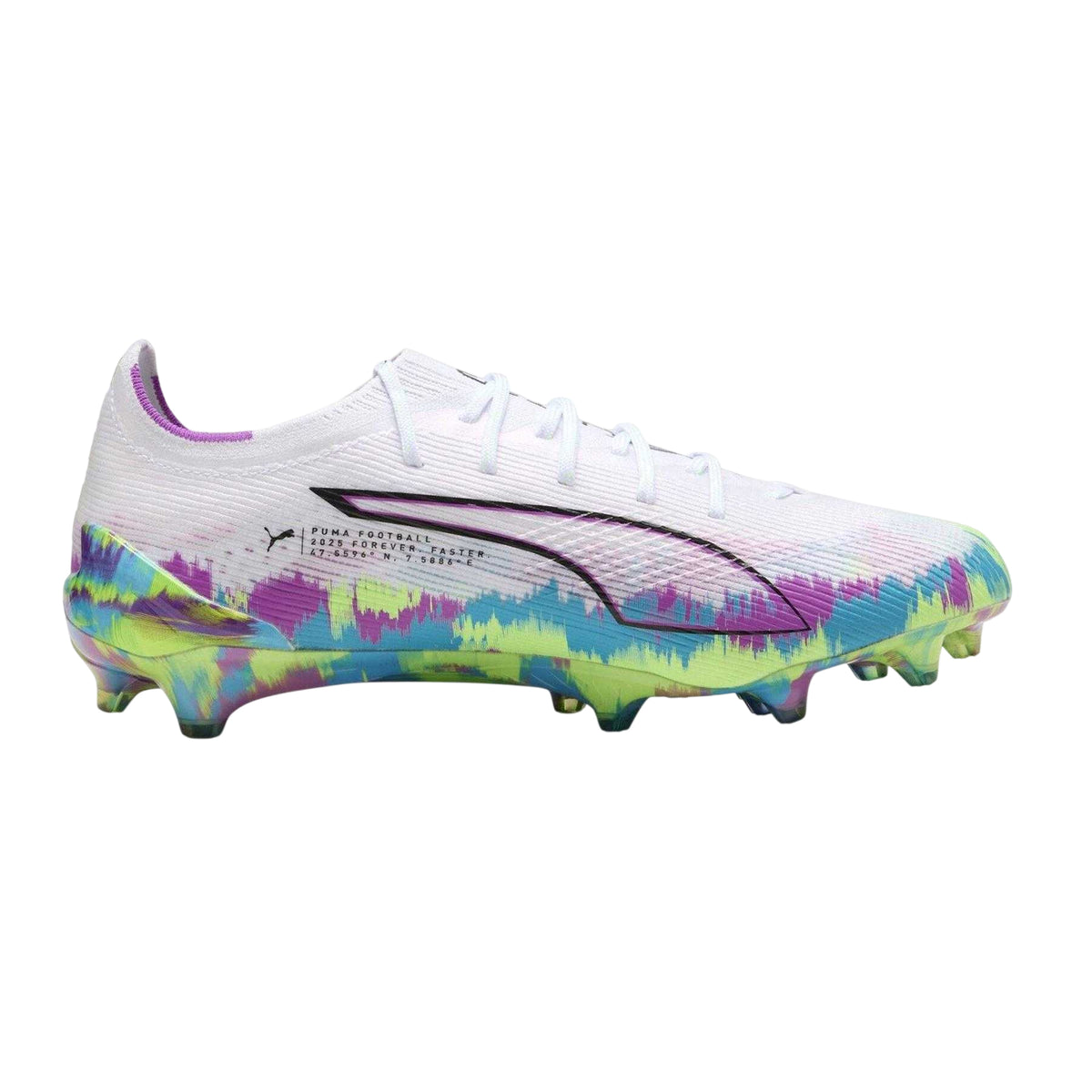 White-Apple - Front - Puma Unisex Adult Ultra 6 Ultimate Brilliance Firm Ground Football Boots