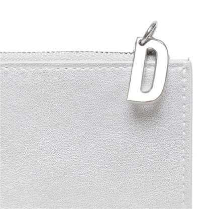 Silver - Side - Diesel Bi-Fold Leather Wallet
