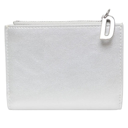 Silver - Front - Diesel Bi-Fold Leather Wallet