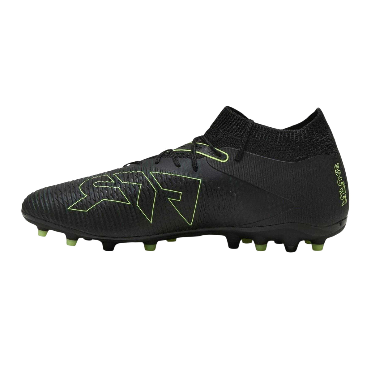 Puma Black - Back - Puma Mens Future 8 Match Flat Firm Ground Football Boots