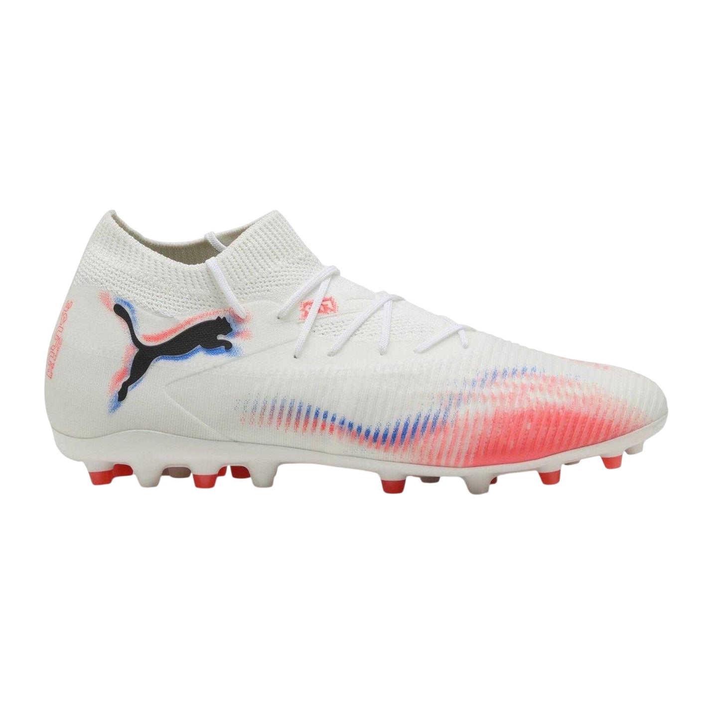 Puma White - Front - Puma Mens Future 8 Match Flat Firm Ground Football Boots