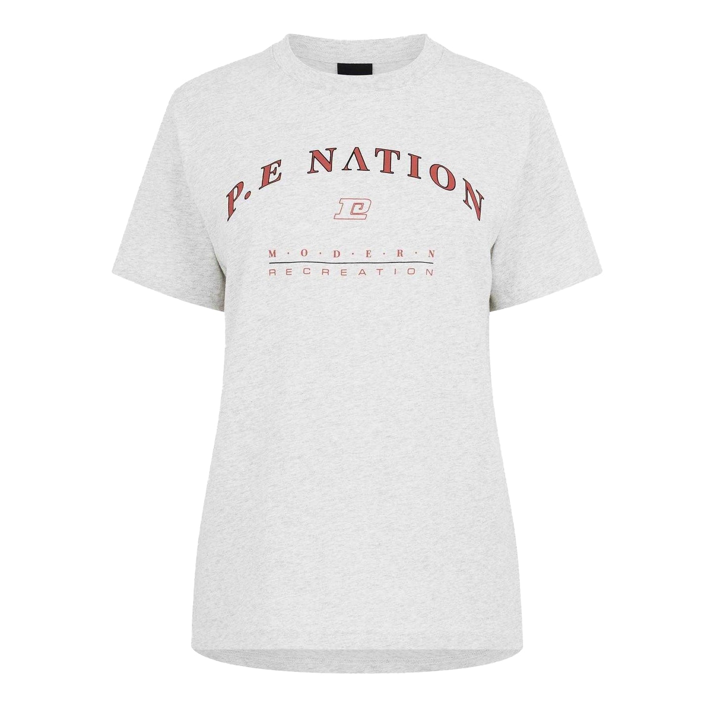 Light Grey Melange - Front - PE Nation Womens-Ladies Liberation Logo T-Shirt