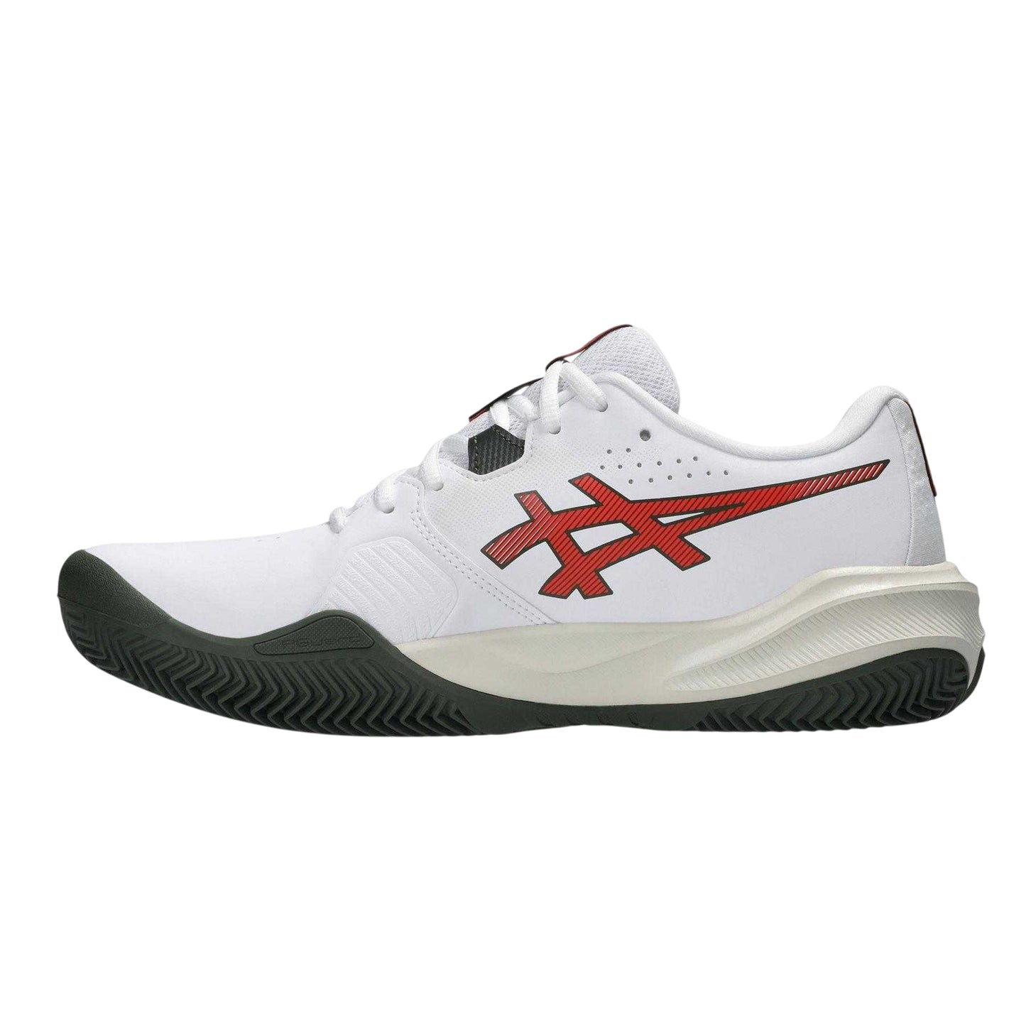 White-Clay - Side - Asics Mens Challenger 15 Tennis Shoes