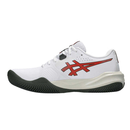 White-Clay - Side - Asics Mens Challenger 15 Tennis Shoes
